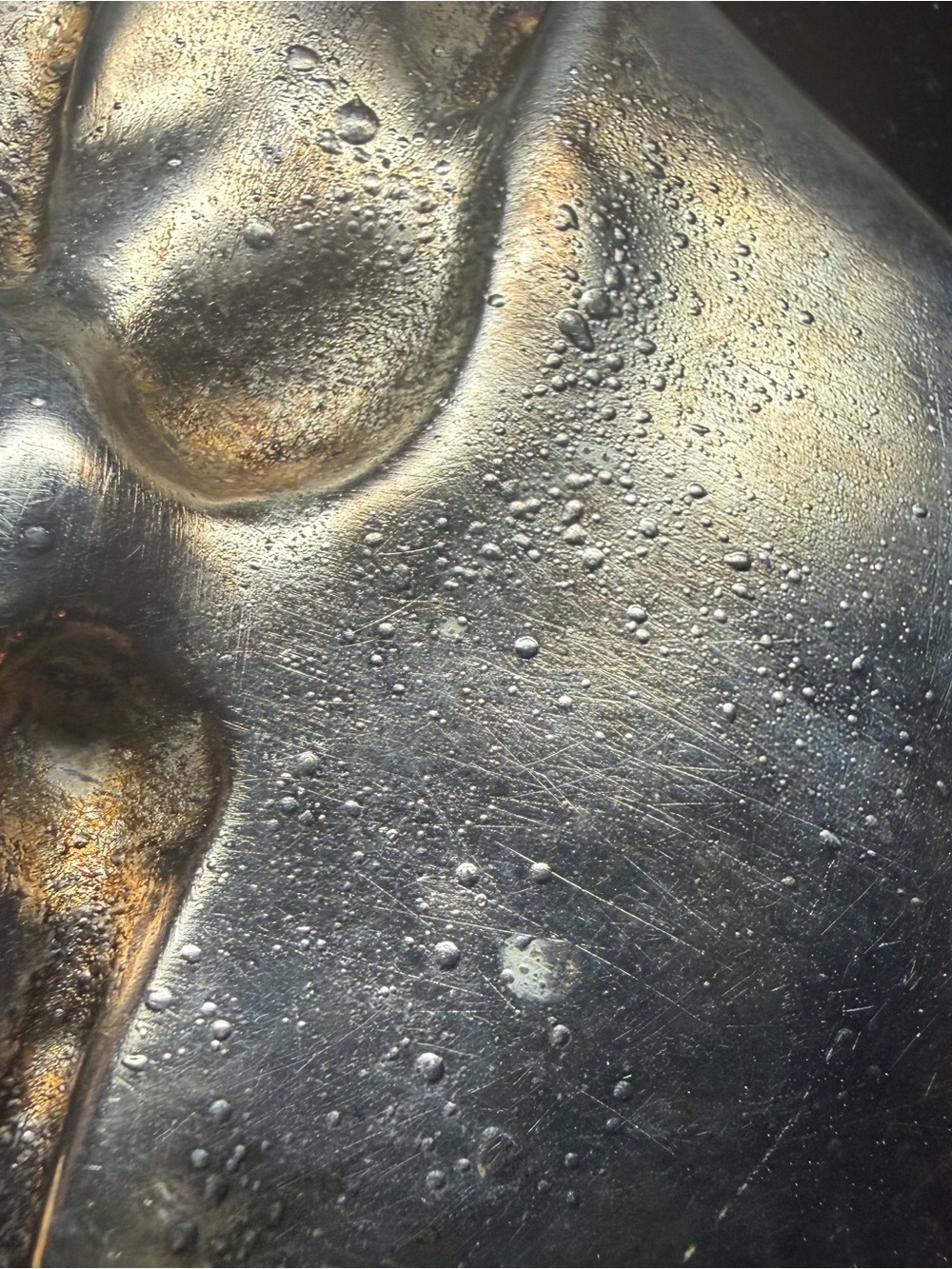 Vintage 1970s Brutalist Belt Buckle Large Biomorphic Studio Art Abstract Moderni - Picture 7 of 9